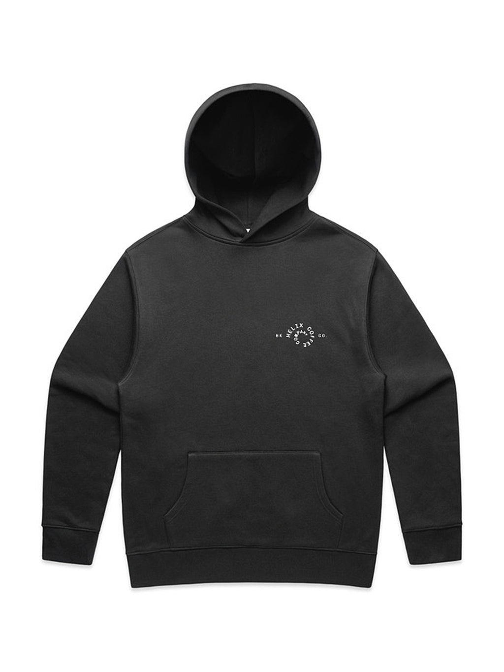 Faded Spiral Sweater — Black + White